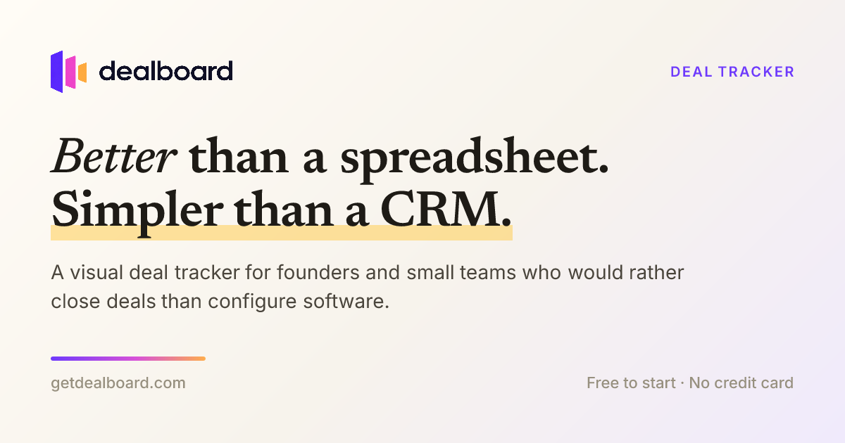 Dealboard screenshot 1